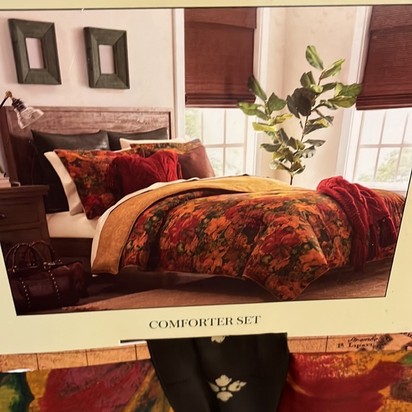 Patricia Nash 3 piece set / Queen set new in film - Picture 7 of 11